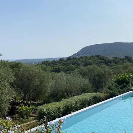 Magnifique Vue Mer Avec Piscine A Debordement Et Pool House Vila Sainte-Lucie de Porto-Vecchio